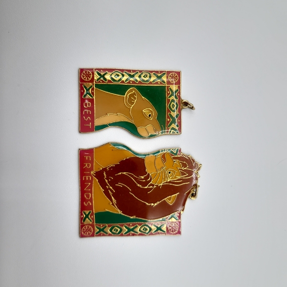 Disney Gold Textured "Best Friends" Pendant Set - Picture 3 of 7